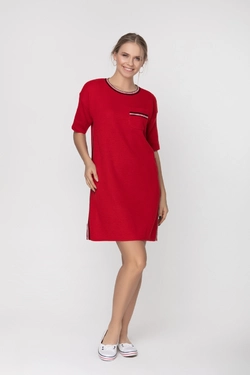 SEWEL Платье PS598 (One Size, красный, 50% хлопок/ 50% акрил)