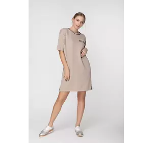 SEWEL Платье PS598 (One Size, бежевый, 50% хлопок/ 50% акрил)