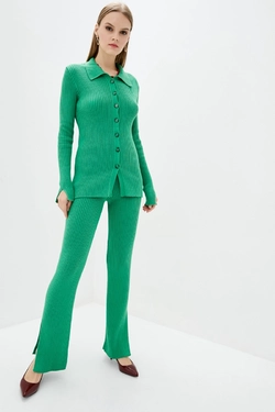 SEWEL Вязаный костюм SC850 (46-48, зеленый, 50% хлопок/ 50% акрил)