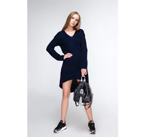 SEWEL Платье PW405 (42-44, темно-синий, 60% акрил/ 30% шерсть/ 10% эластан)