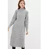 SEWEL Платье PW812  (44-48, светло-серый меланж, 70% акрил/ 30% шерсть)
