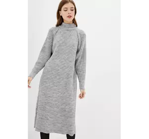 SEWEL Платье PW812  (44-48, светло-серый меланж, 70% акрил/ 30% шерсть)