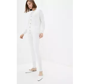 SEWEL Вязаный костюм SC778 (46-48, ярко-белый, 50% хлопок/ 50% акрил)